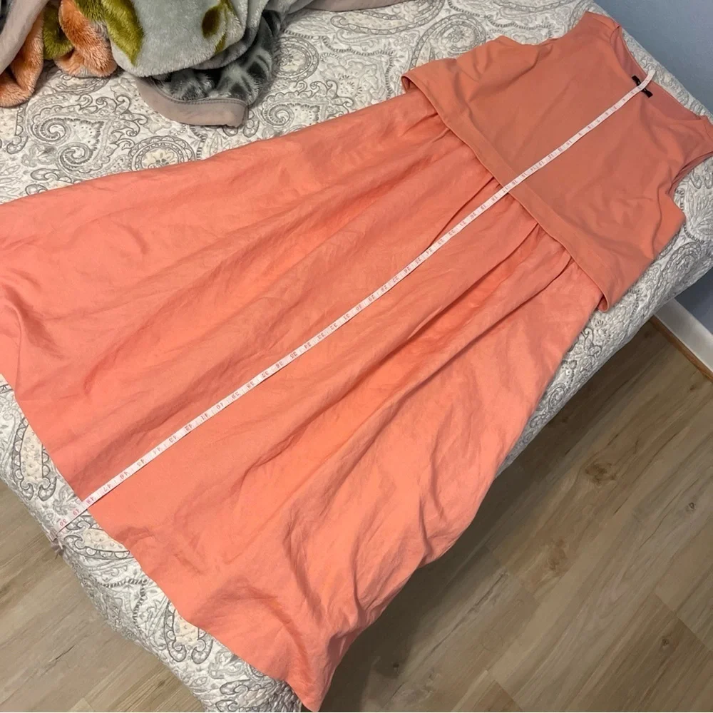 Alfani Women's Layered-Look Midi
Sleeveless Dress Size M Sunrise Coral - Picture 12 of 15